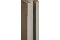 Simtek 5 In X 5 In X 8 12 Ft Brown Composite Fence Line Post throughout size 1000 X 1000