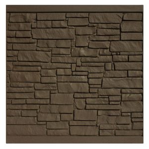 Simtek 6 Ft H X 6 Ft W Ecostone Dark Brown Composite Fence Panel for dimensions 1000 X 1000