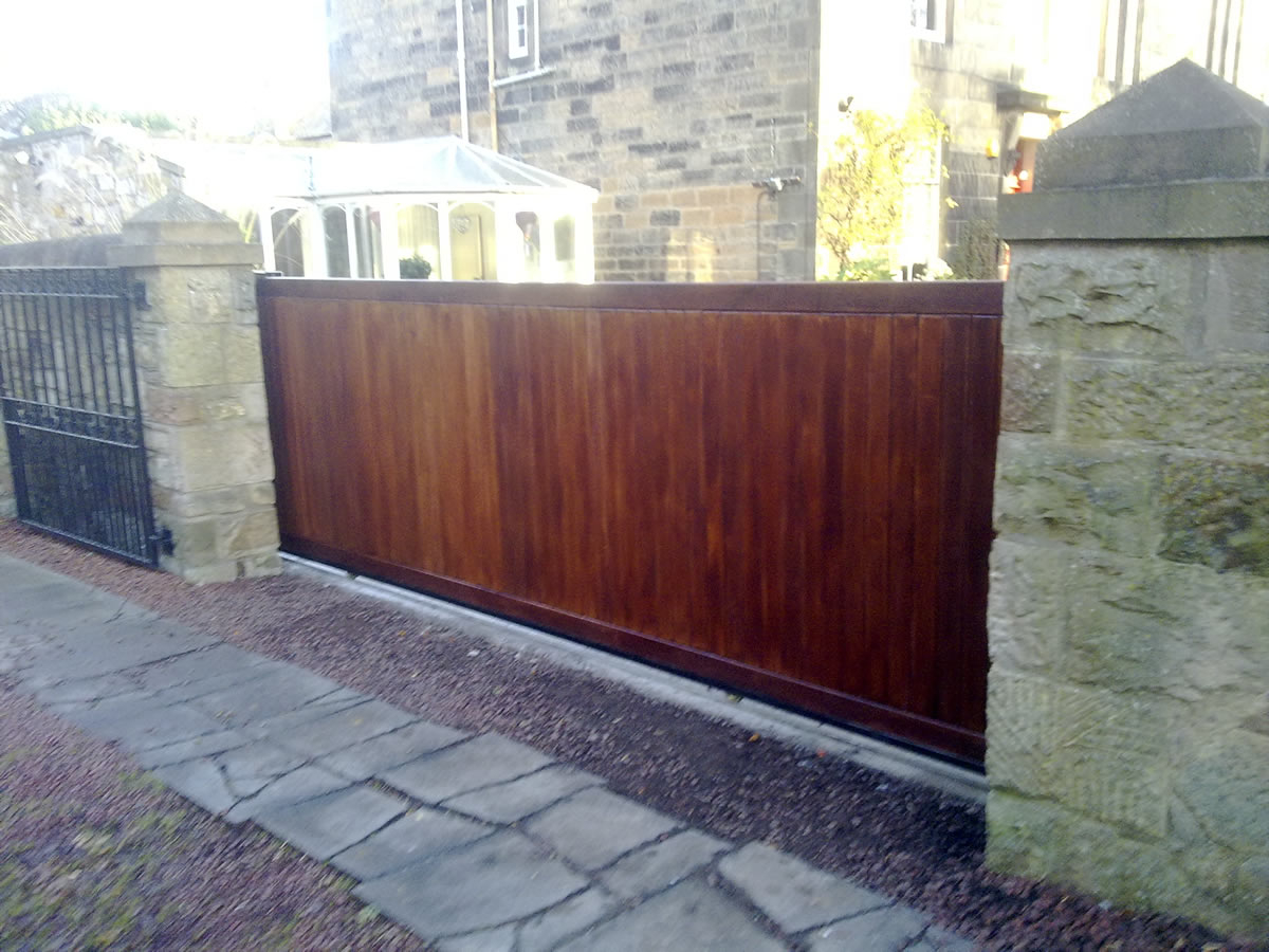 Sliding Wooden Driveway Gates Fascinating Retractable Fence For intended for size 1200 X 900