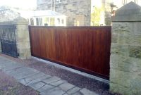 Sliding Wooden Driveway Gates Fascinating Retractable Fence For pertaining to size 1200 X 900