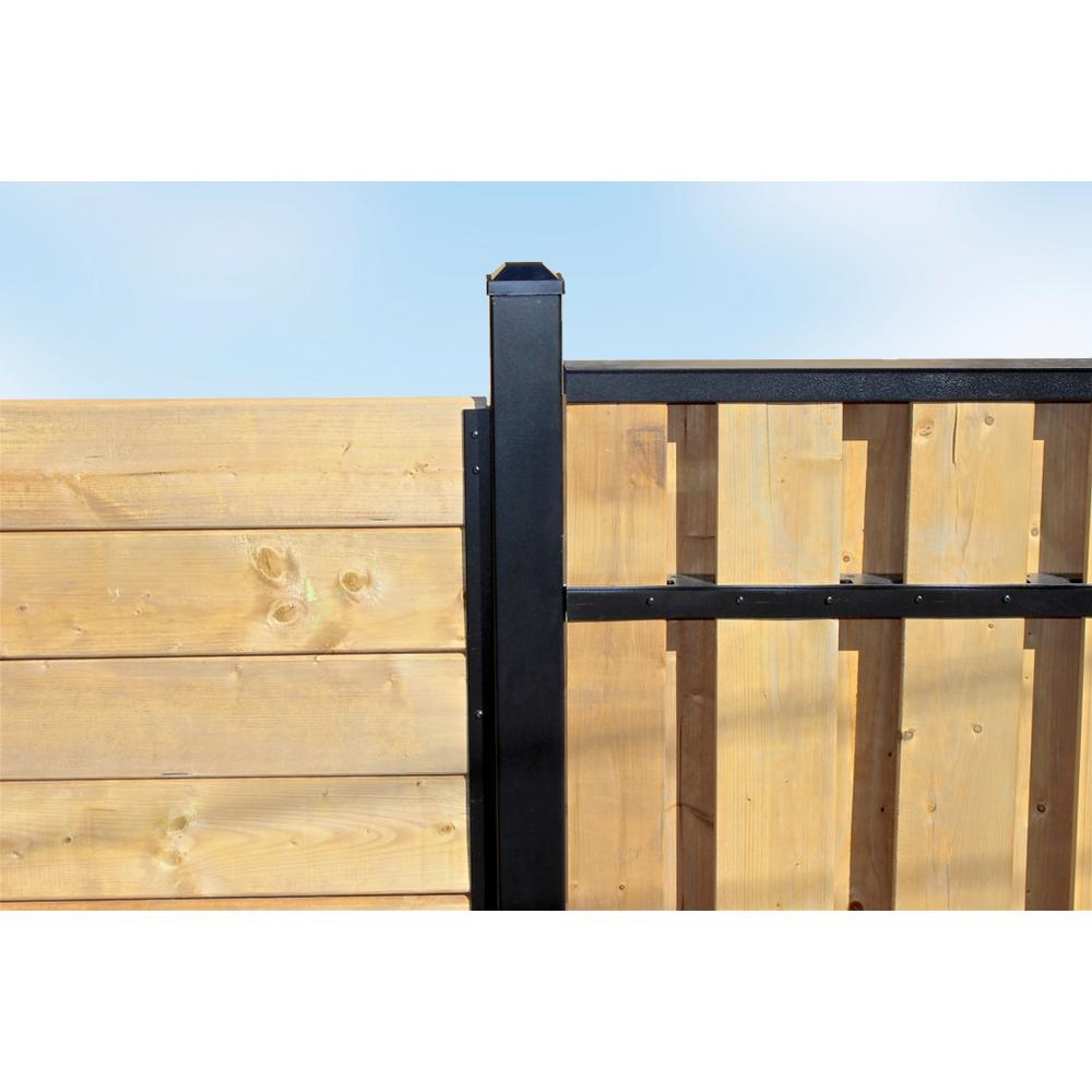 Slipfence 3 In X 3 In X 10 Ft 4 In Black Powder Coated Aluminum in proportions 1000 X 1000