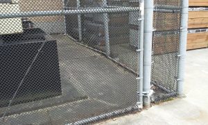 Small Weave Black Wire On Galvanized Chain Link Fence City Wide with dimensions 2048 X 1232
