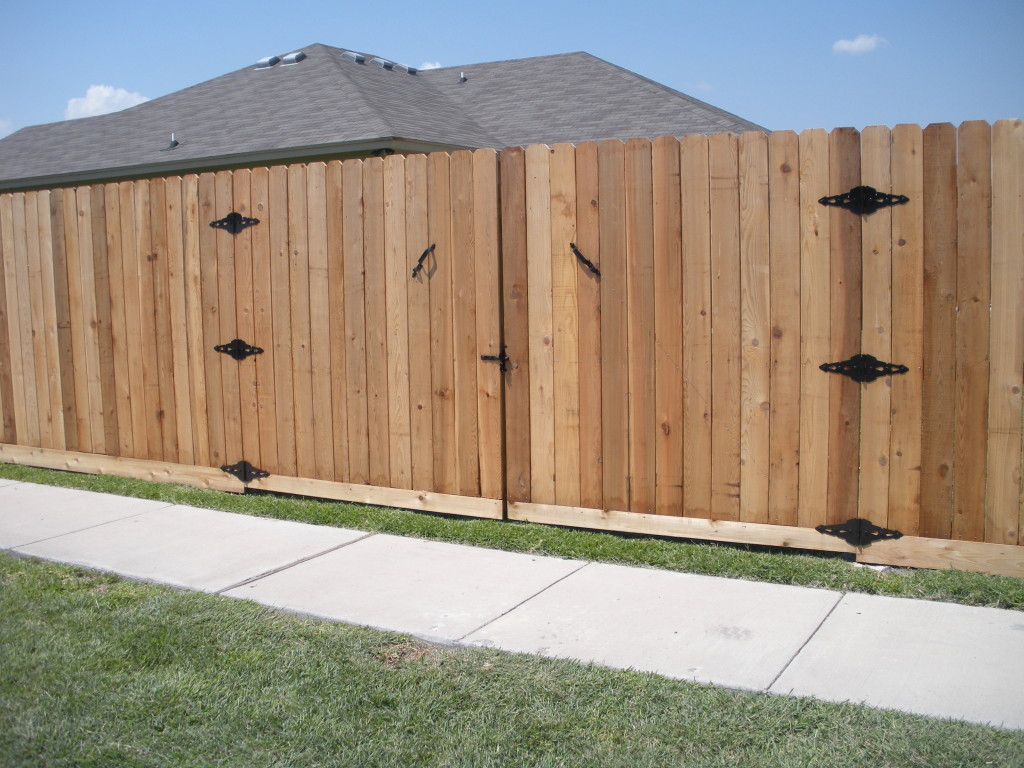 Snazzy Decorative Wooden Privacy Fence Fences We Build Chain Gates for dimensions 1024 X 768
