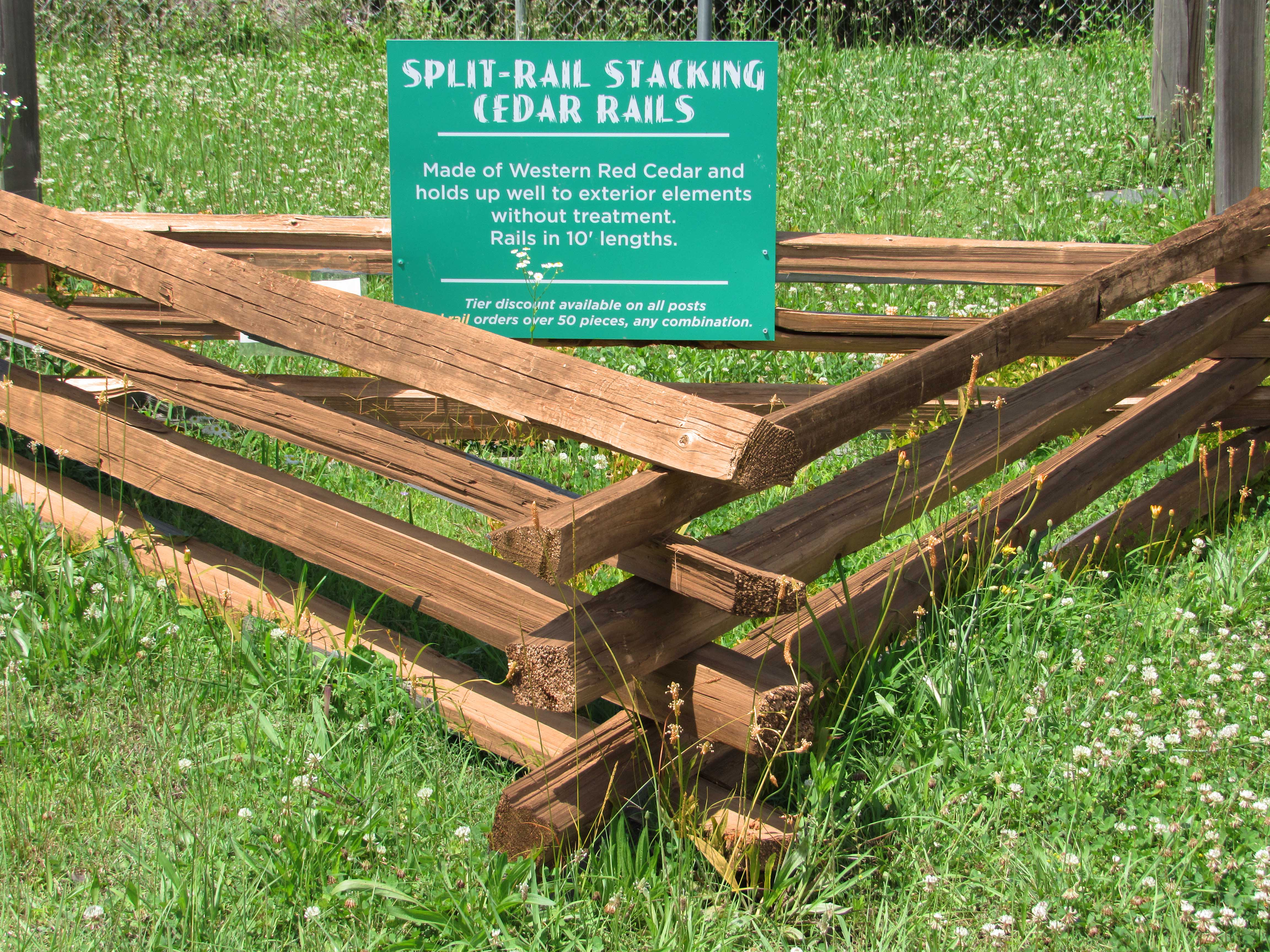 Split Rail Stacking Cedar Rails Capitol City Lumber with proportions 4608 X 3456