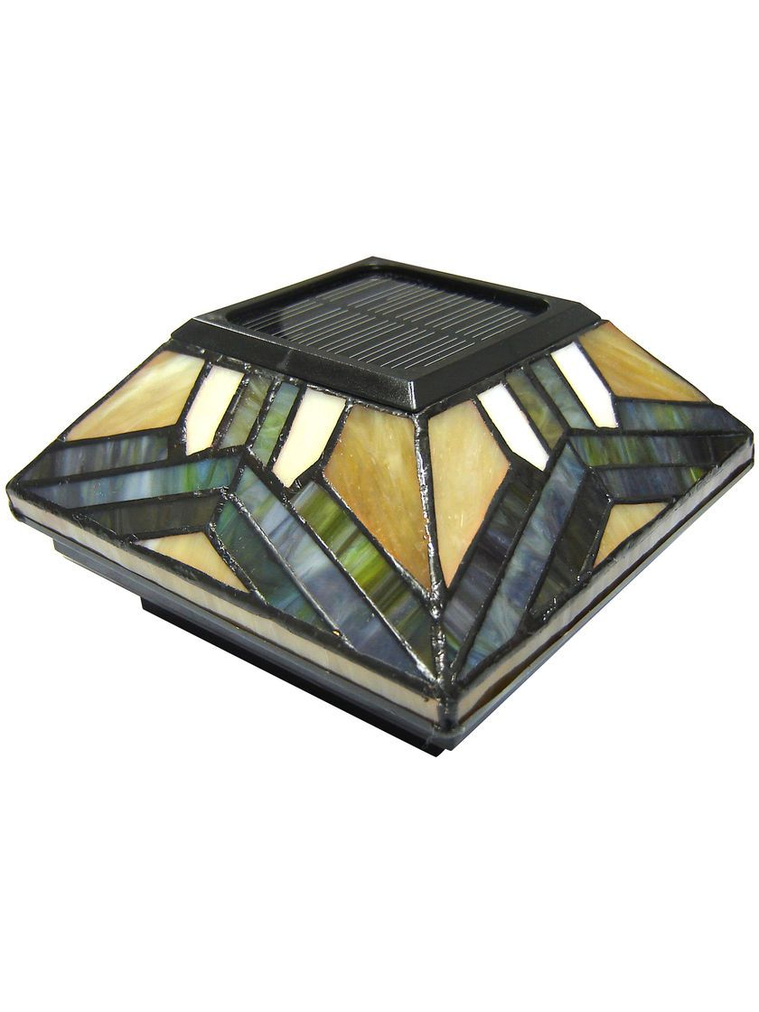 Stained Glass Solar Post Cap Lights 4x4 Or 5x5 Solar Post Cap in dimensions 840 X 1120