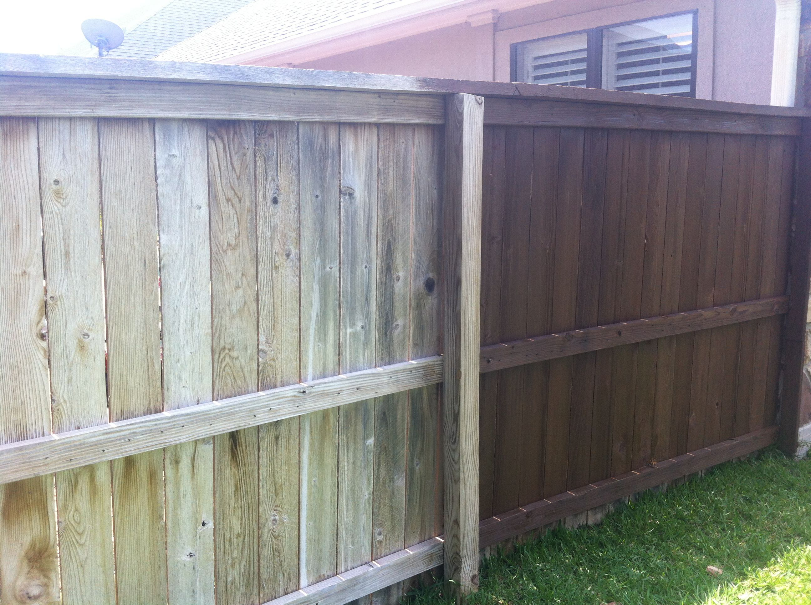 Staining A Wood Fence With Sprayer For Wood Stain Fences pertaining to dimensions 2592 X 1936