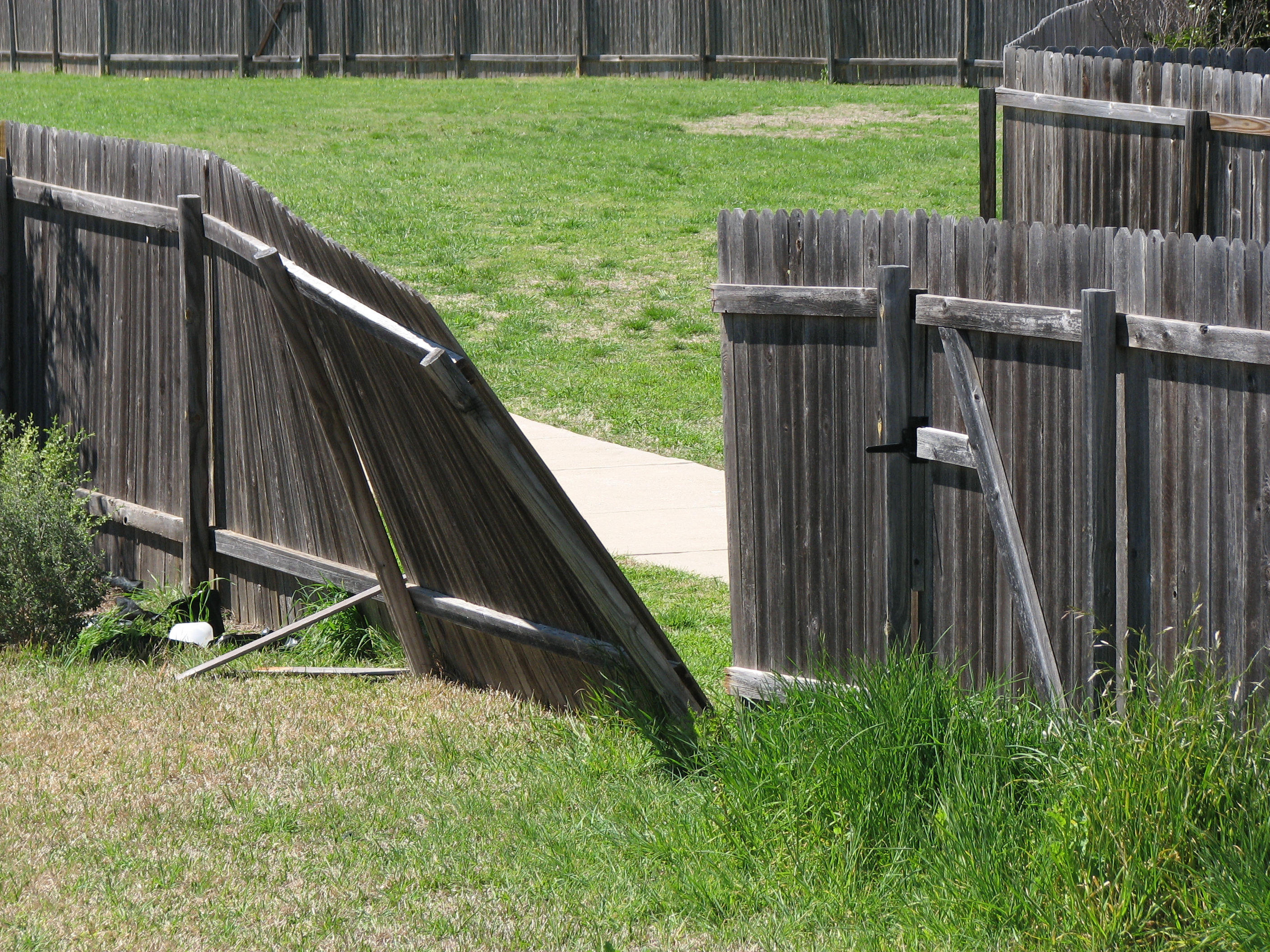 Storms Left You In Need Of Fence Post Repair City Fencing within size 2816 X 2112