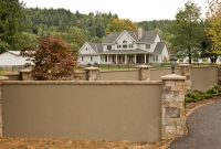 Stucco Patio Walls Galvacore Stone And Stucco Wall Backyard for dimensions 1318 X 750