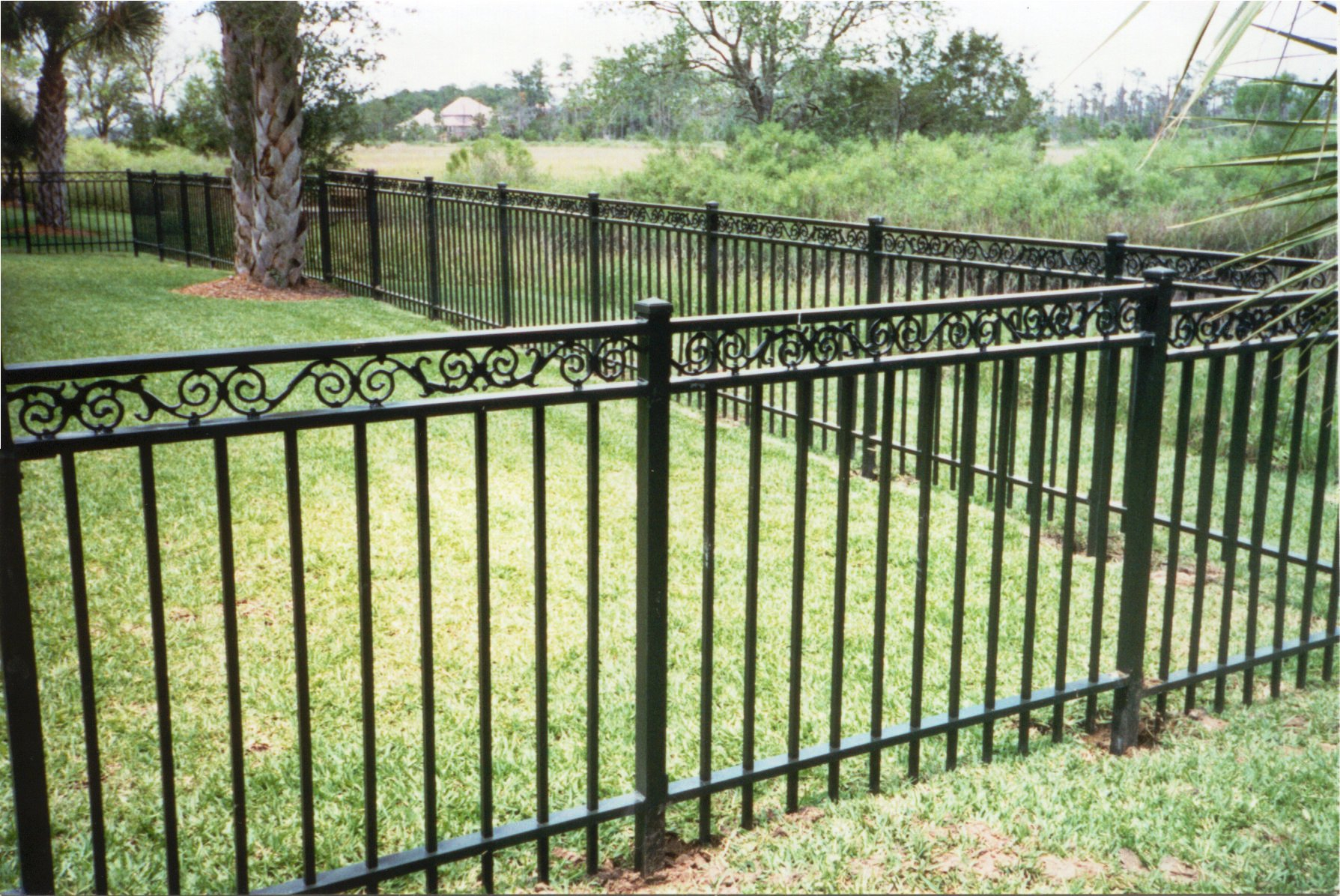 Stylish Metal Garden Fencing Sathoud Decors Install A Metal in sizing 1789 X 1196