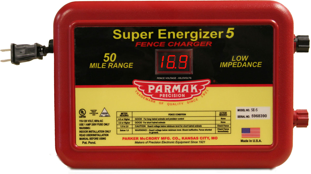 Super Energizer 5 Fence Charger Parker Mccrory Chargers Electric pertaining to measurements 1200 X 670