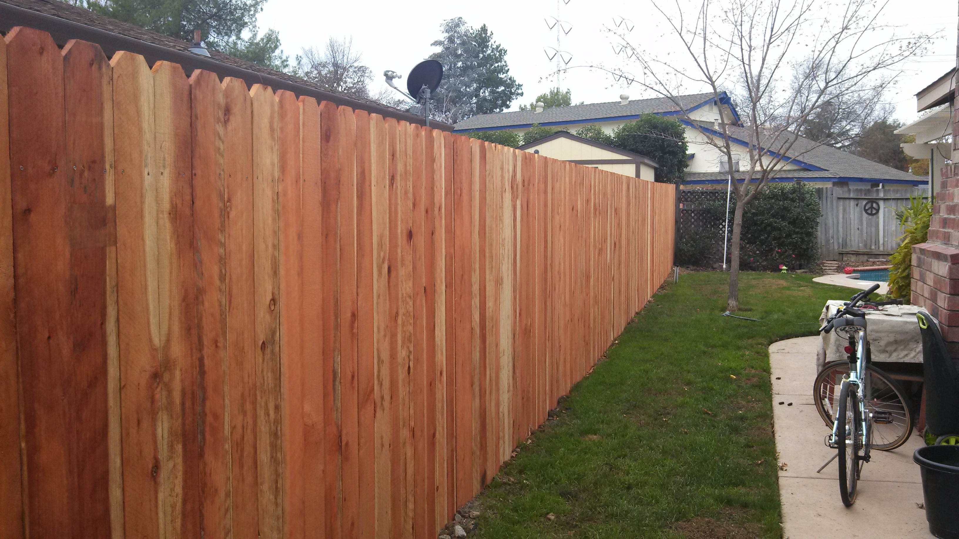 Superior Fence Construction And Repair Good Neighbor Redwood Fence throughout dimensions 3264 X 1836