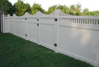 Tan Vinyl Fence With Lattice Fences Ideas For Tan Vinyl Fence Styles throughout sizing 1024 X 768