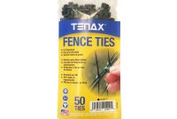 Tenax 18 In X 18 In X 75 In Black Poly Fence Ties 50 Pack with dimensions 1000 X 1000