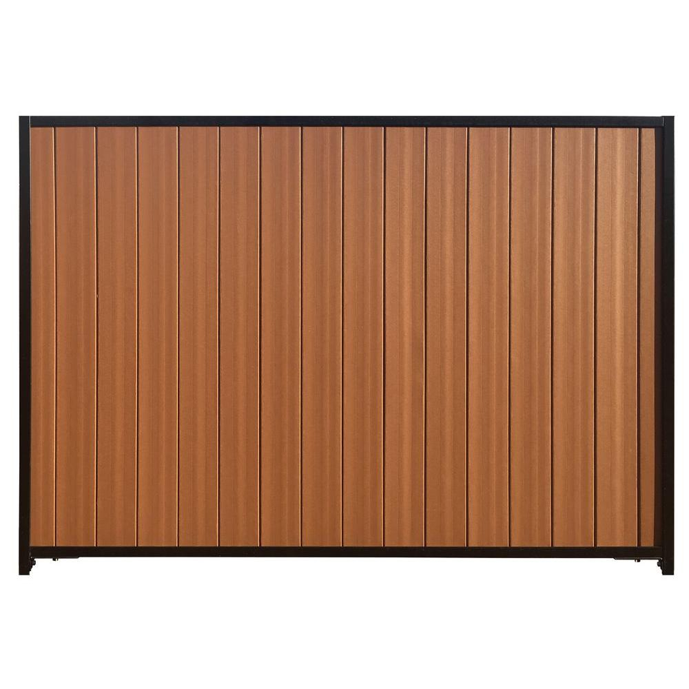 Terrafence Mesa 6 Ft X 8 Ft Timber Brownblack Compositesteel intended for measurements 1000 X 1000