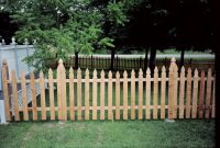 The Topped Posts On This French Gothic Cedar Picket Fence Can Offer intended for proportions 1542 X 1028