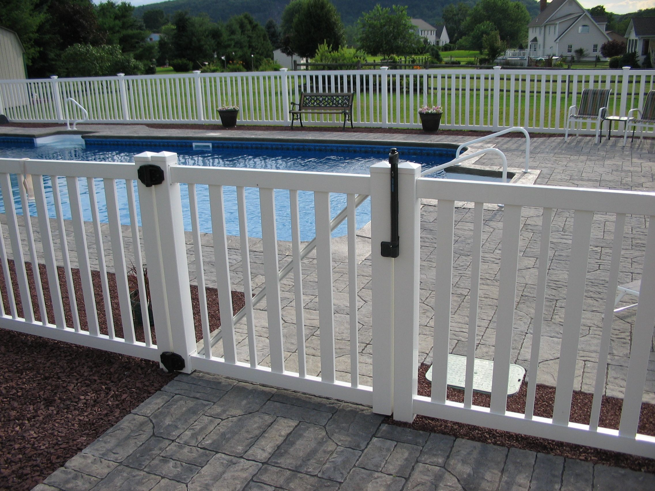 Top Pull Latch On A Pool Fence Keeps Your Little Ones Safe in dimensions 2272 X 1704