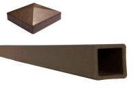 Trex Seclusions 5 In X 5 In X 9 Ft Woodland Brown Wood Plastic in dimensions 1000 X 1000