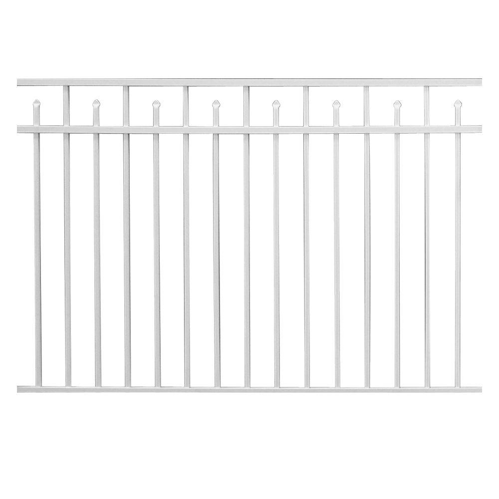 Tuffbilt Brilliance Standard Duty 4 12 Ft H X 6 Ft W White with regard to proportions 1000 X 1000