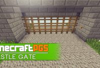 Tutorial Fast Castle Gate Fence Gate Remake Minecraft 152 16 intended for measurements 1920 X 1080