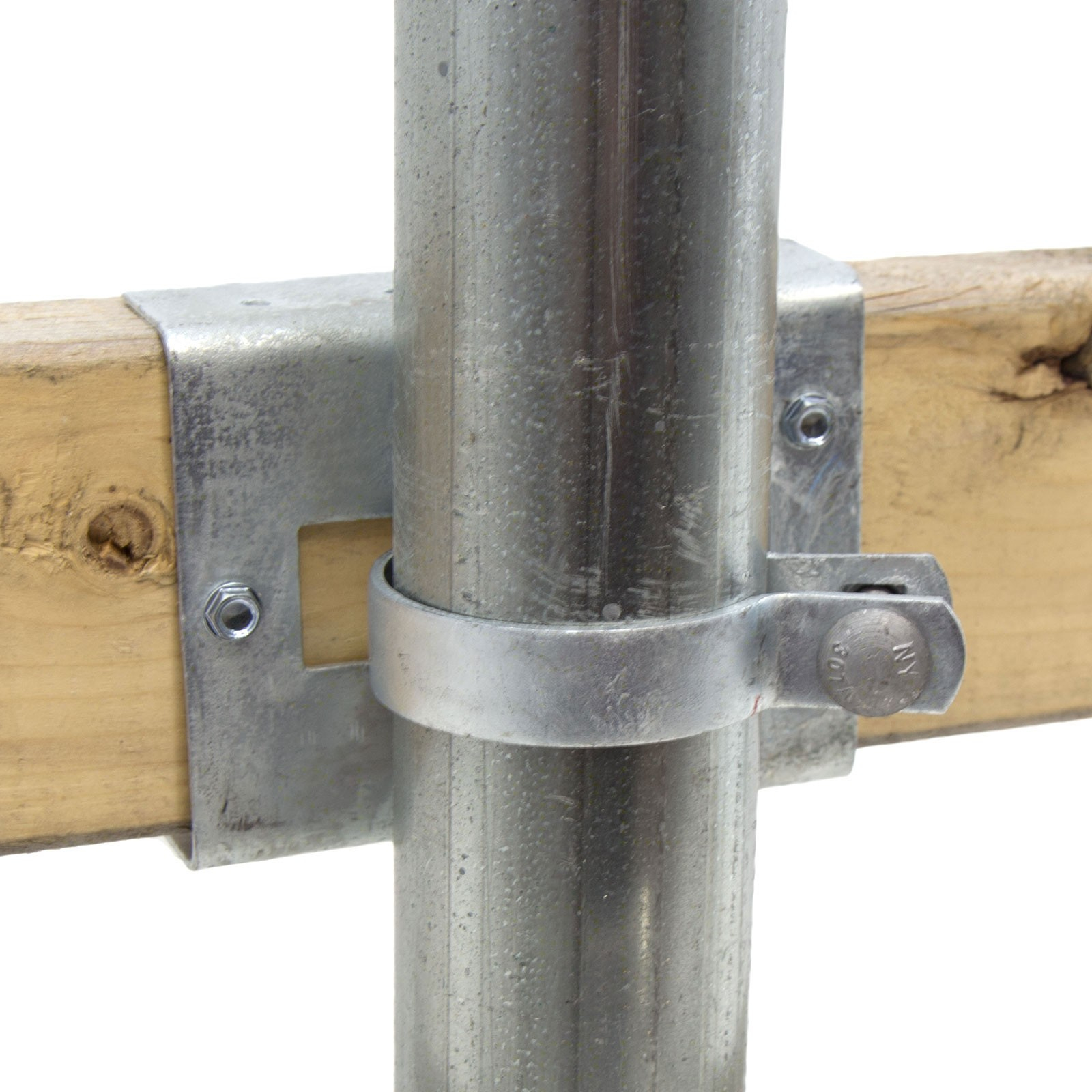 Universal Wooden Fence To Steel Post Adapter Chain Link Fittings throughout size 1600 X 1600