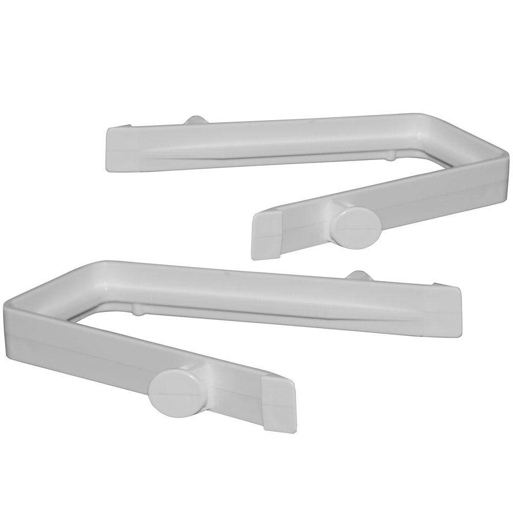 Veranda 3 34 In X 5 In X 3 13 In Vinyl Fence Rail Clips 2 Pack for sizing 1000 X 1000