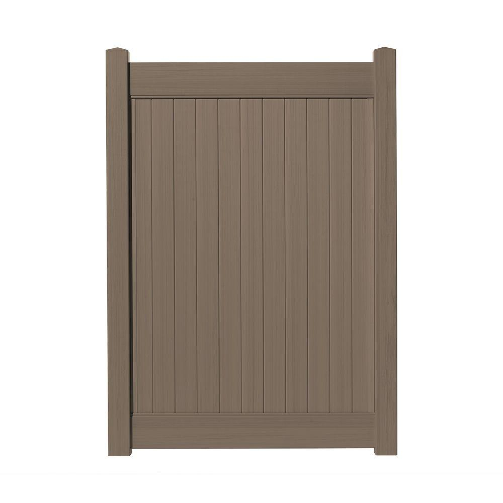 Veranda 4 Ft W X 6 Ft H Cedar Grove Chestnut Brown Vinyl Privacy in proportions 1000 X 1000