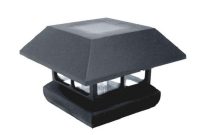 Veranda 4 In X 4 In Black Plastic Solar Powered Post Cap 4 Pack regarding proportions 1000 X 1000