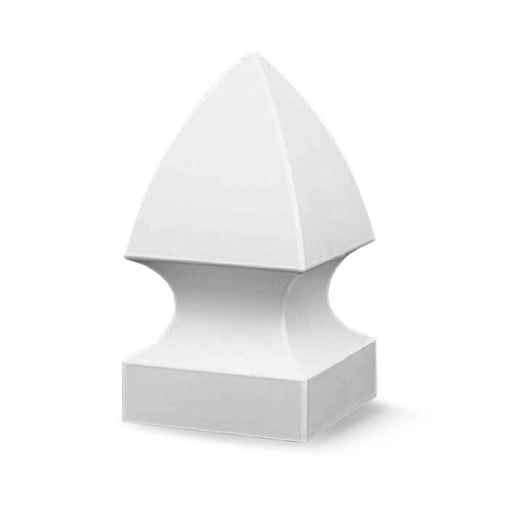 Veranda 4 In X 4 In White Vinyl Gothic Fence Post Cap 73010718 in proportions 1000 X 1000