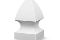 Veranda 4 In X 4 In White Vinyl Gothic Fence Post Cap 73010718 regarding measurements 1000 X 1000