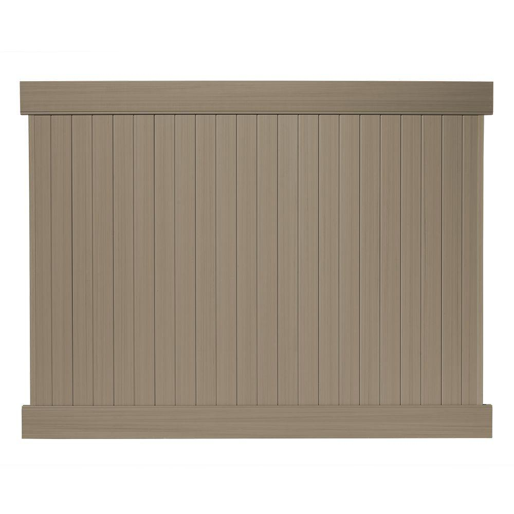 Veranda 6 Ft H X 8 Ft W Cedar Grove Weathered Cedar Vinyl Privacy in proportions 1000 X 1000