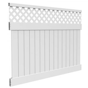 Veranda 6 Ft H X 8 Ft W White Vinyl Carlsbad Privacy Fence Panel regarding sizing 1000 X 1000