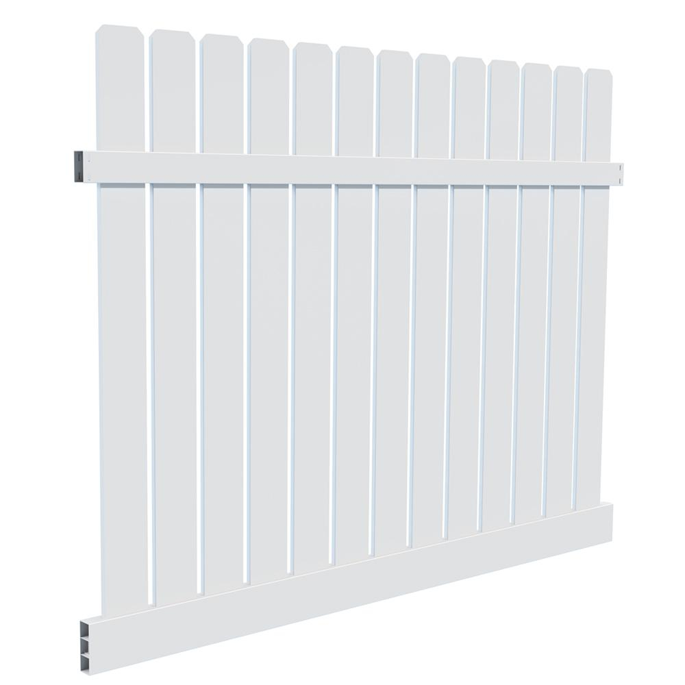 Veranda 6 Ft X 8 Ft Sacramento White Vinyl Fence Panel Kit throughout sizing 1000 X 1000