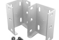 Veranda Aluminum Rail Bracket For Vinyl Fencing 2 Pack 73012344 inside measurements 1000 X 1000