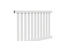 Veranda Colorado 4 Ft H X 6 Ft W White Vinyl Fence Panel Kit in measurements 1000 X 1000