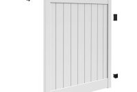 Veranda Linden 5 Ft W X 6 Ft H White Vinyl Un Assembled Fence Gate with regard to measurements 1000 X 1000