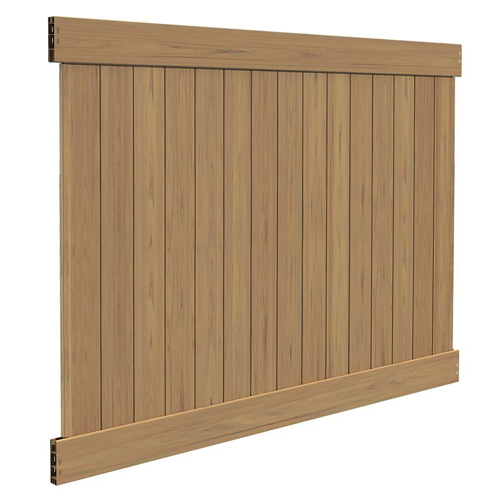 Veranda Linden 6 Ft H X 8 Ft W Cypress Vinyl Privacy Fence Panel in dimensions 1000 X 1000