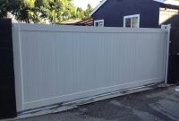 Vinyl Fence Motorized Gate Fences Design inside measurements 1024 X 768