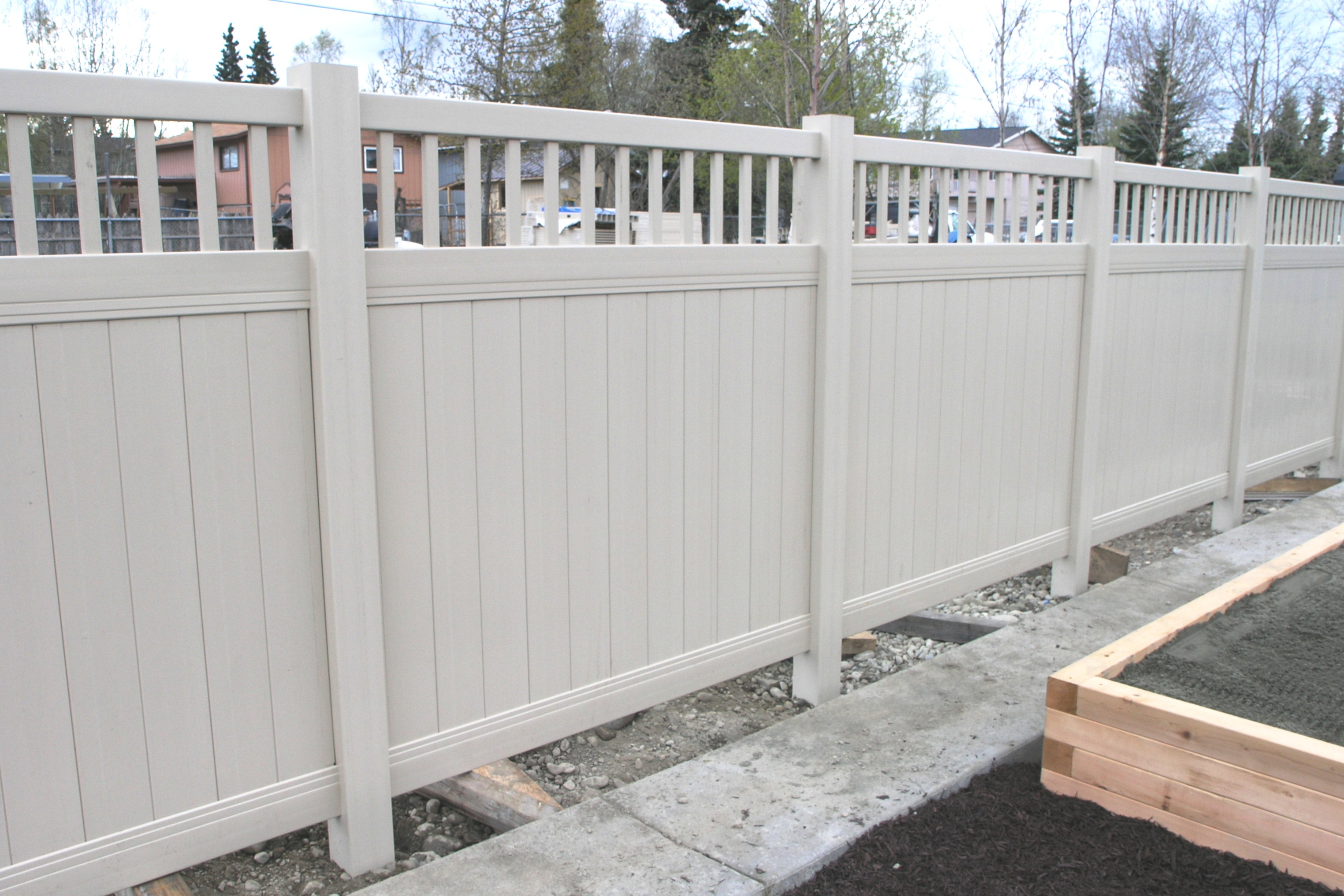 Vinyl Fencing Aaa Fence Inc with proportions 3049 X 2033