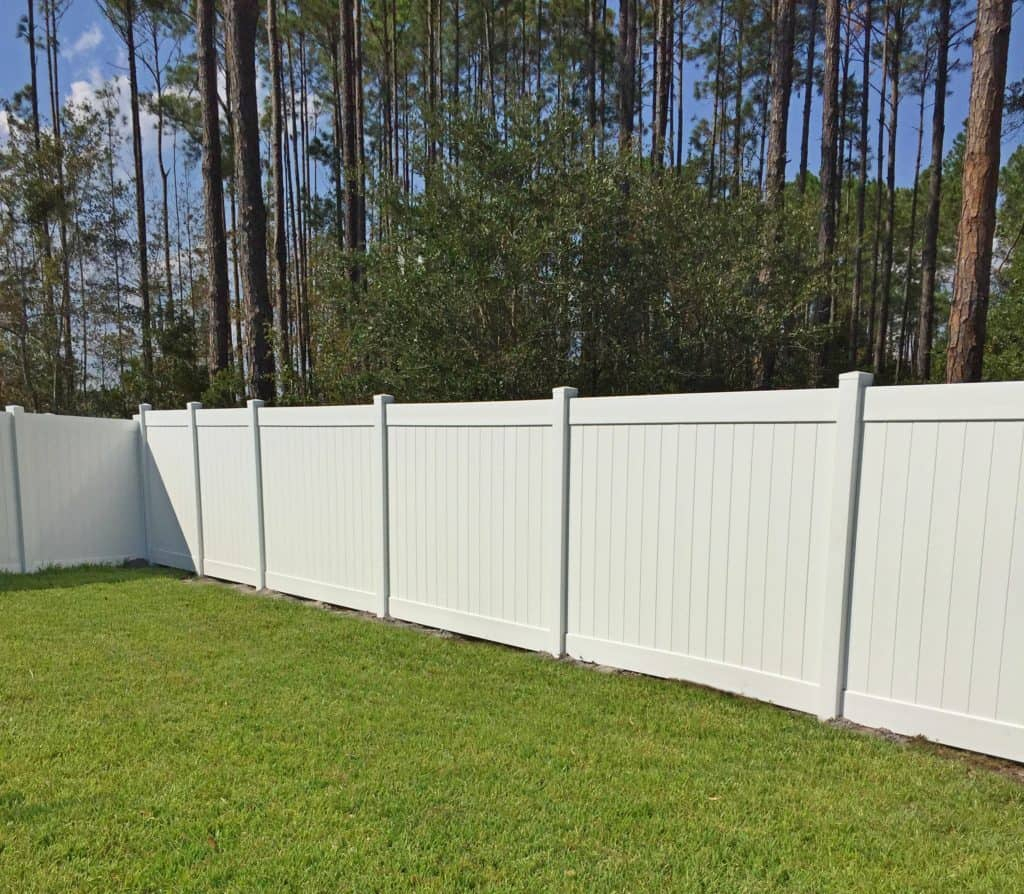 Vinyl Fencing Fernandina Beach Featured Installation North Florida intended for measurements 1024 X 894