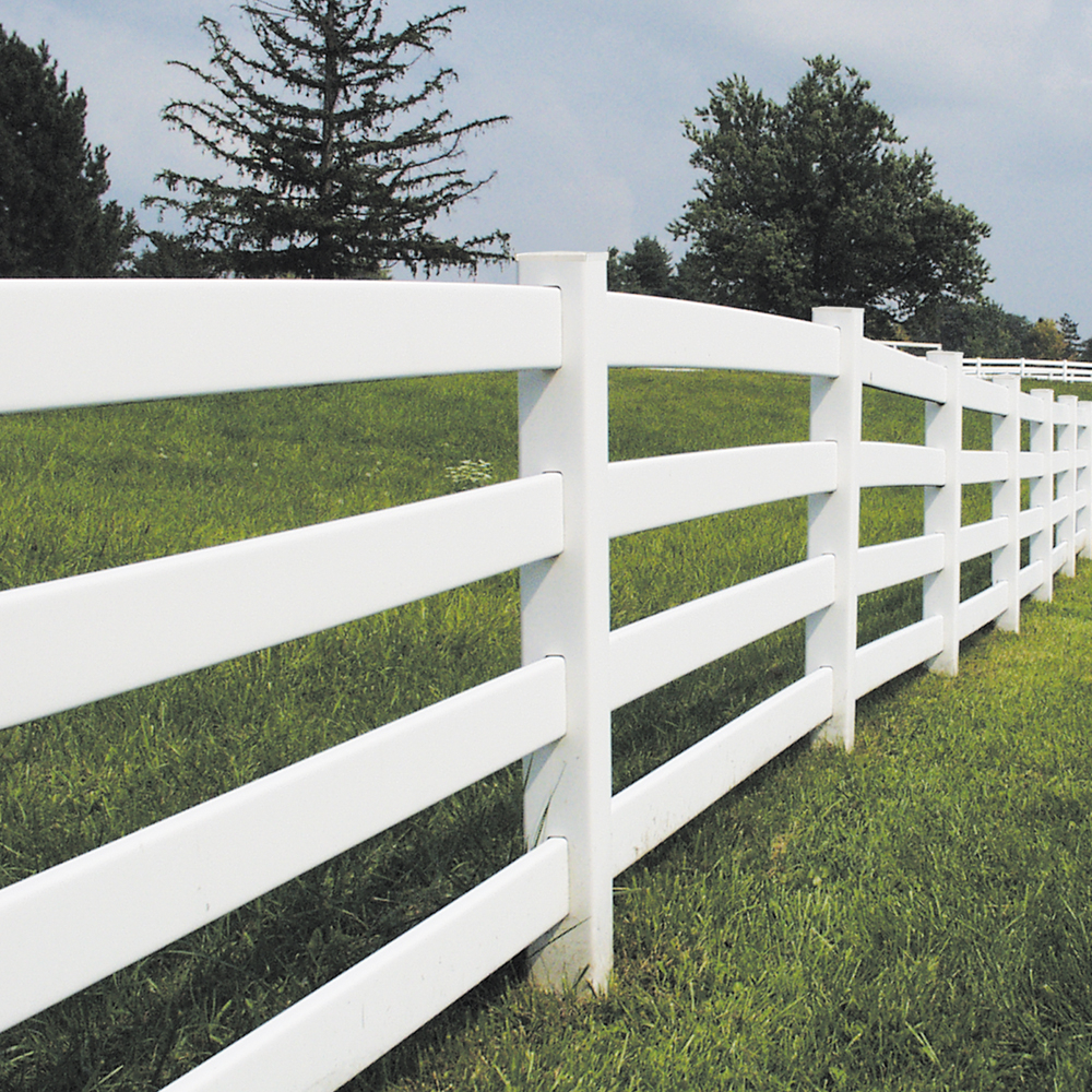 Vinyl Fencing Security Fence 3 4 Rail Ranch Activeyards pertaining to proportions 1000 X 1000