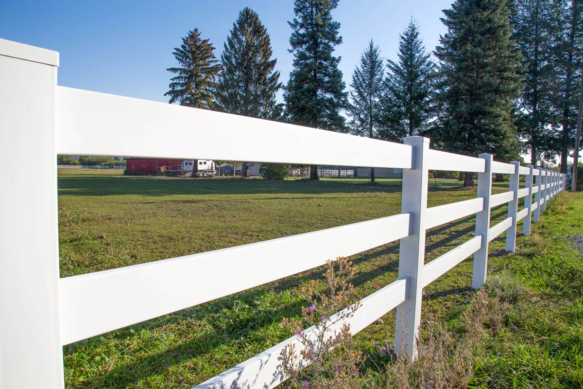 Vinyl Pasture Fencing Northwest Fence Company intended for proportions 1200 X 800
