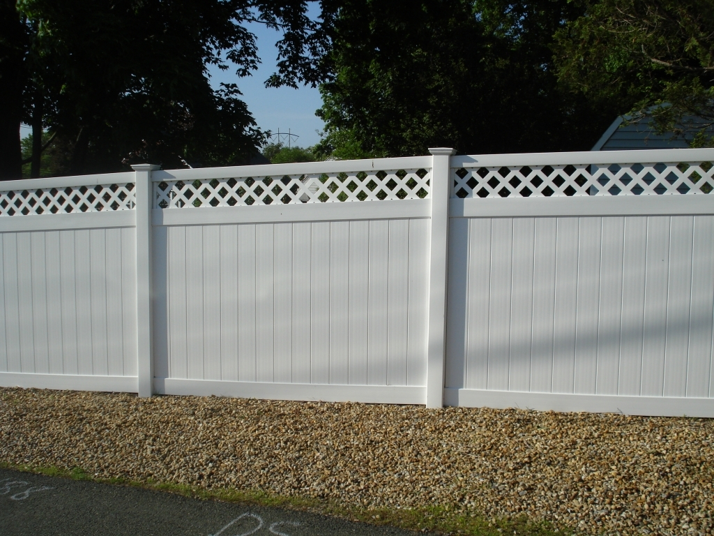 Vinyl Wood Fence Panels Fences Ideas With Regard To Vinyl Garden pertaining to sizing 1024 X 768