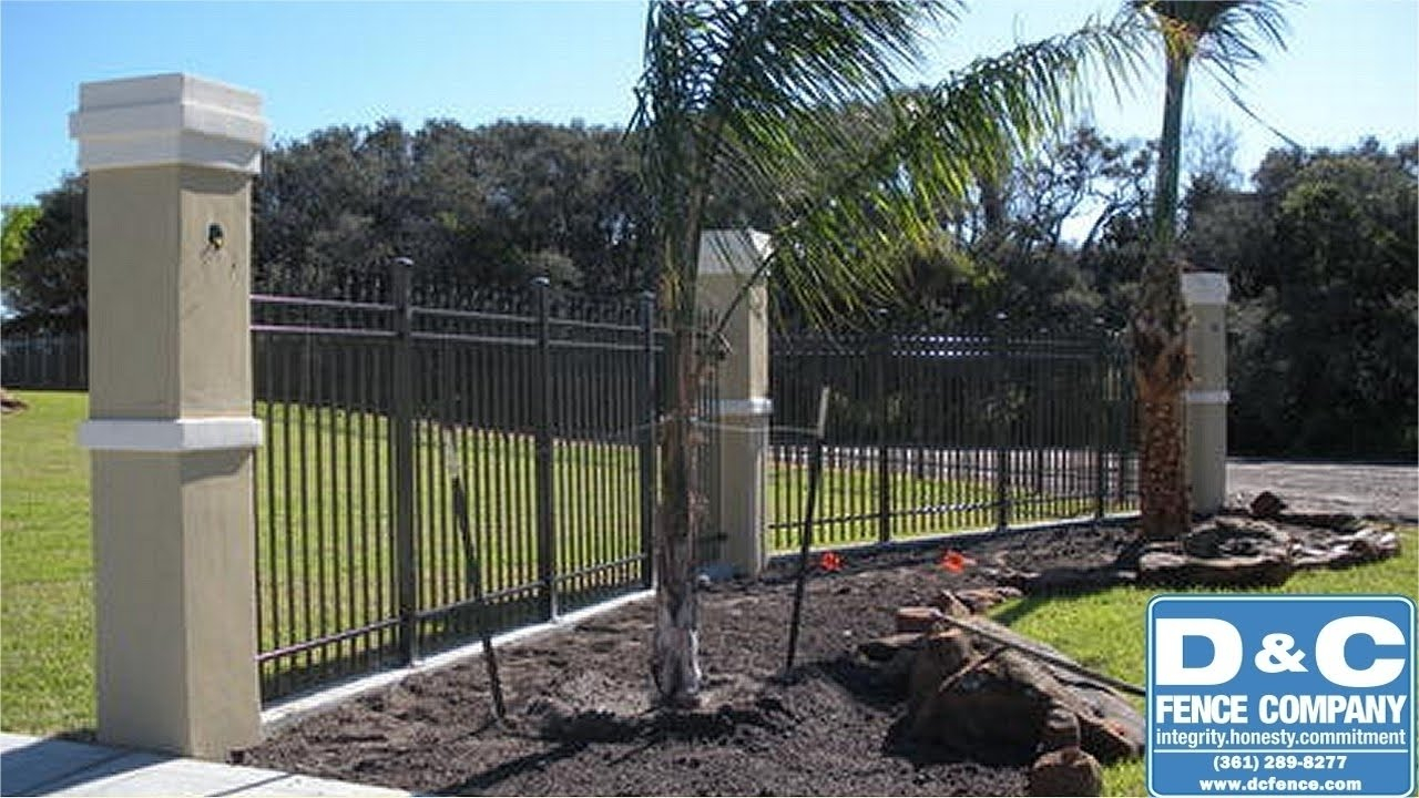 We Build Stucco Fences Columns In Corpus Christi Tx Dc Fence Co with proportions 1280 X 720