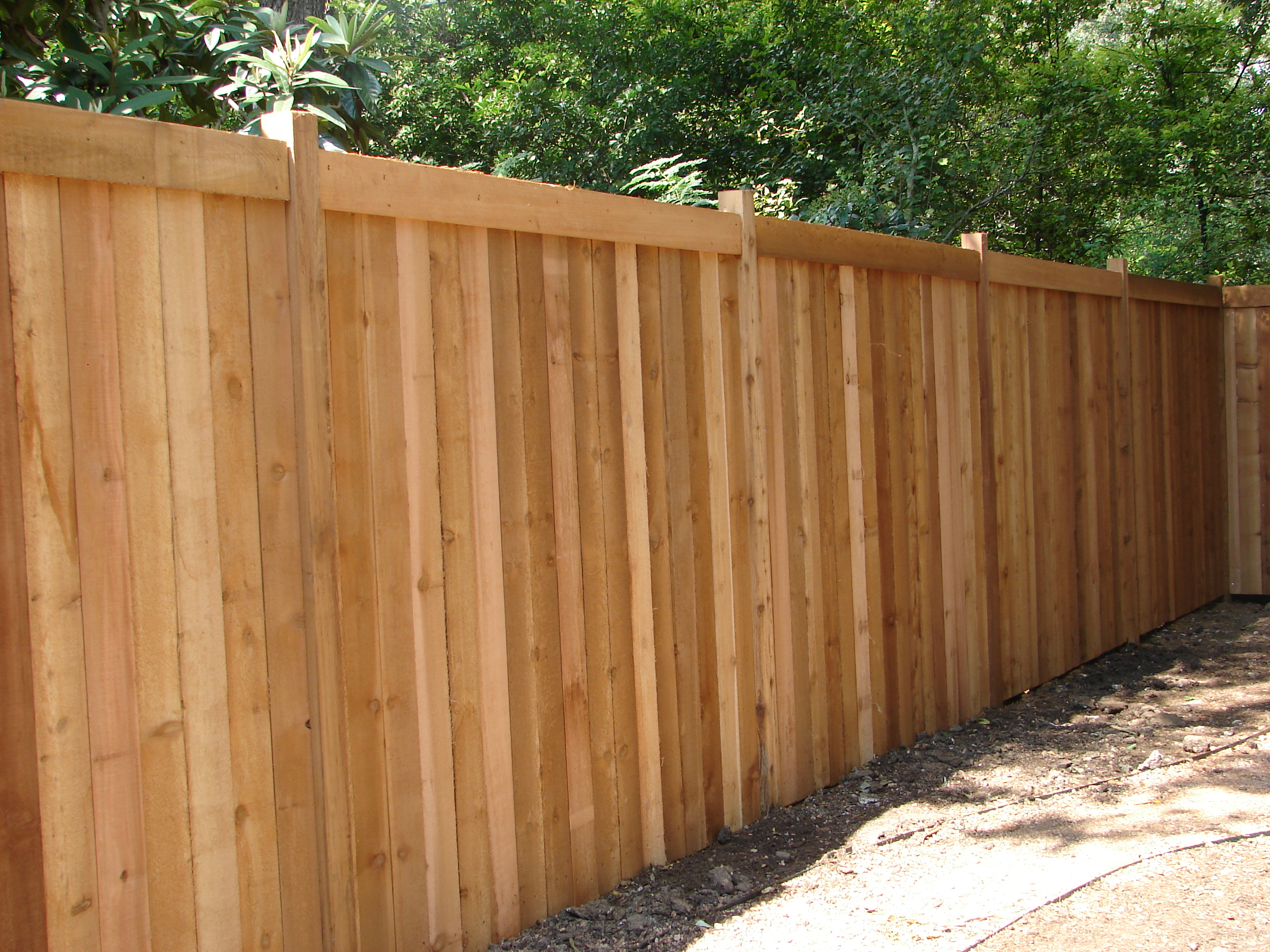 Western Red Cedar 1x6x8 2 Cedar Picket Rough Sawn Viking Fence in sizing 2592 X 1944