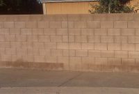 Whats With All The Backyard Concrete Block Fences In The Valley for proportions 990 X 1104