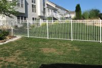 White Aluminum Fence Panels Best House Design Diy Aluminum Fence pertaining to sizing 1024 X 768