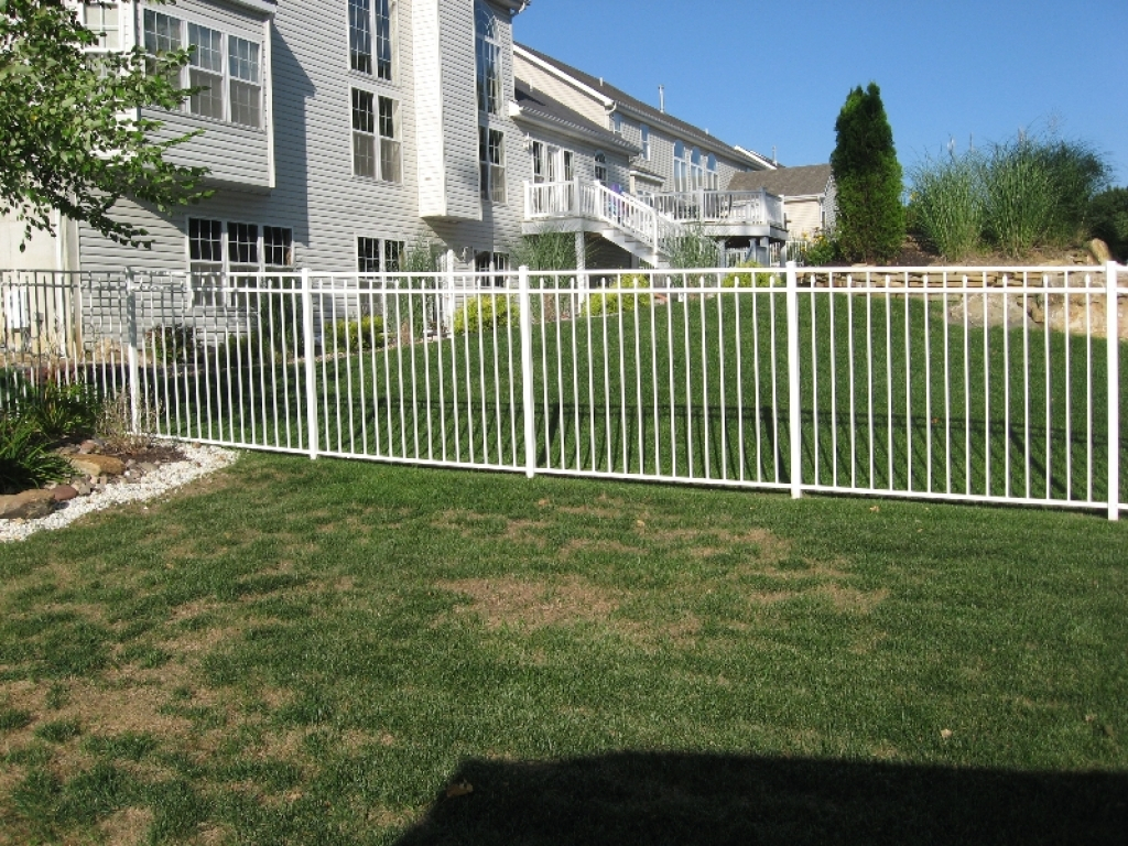 White Aluminum Fence Panels Best House Design Diy Aluminum Fence pertaining to sizing 1024 X 768