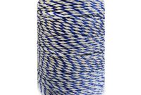 White Blue Electric Fence Wire Polywire With Steel Wire Poly Rope intended for size 1000 X 1000