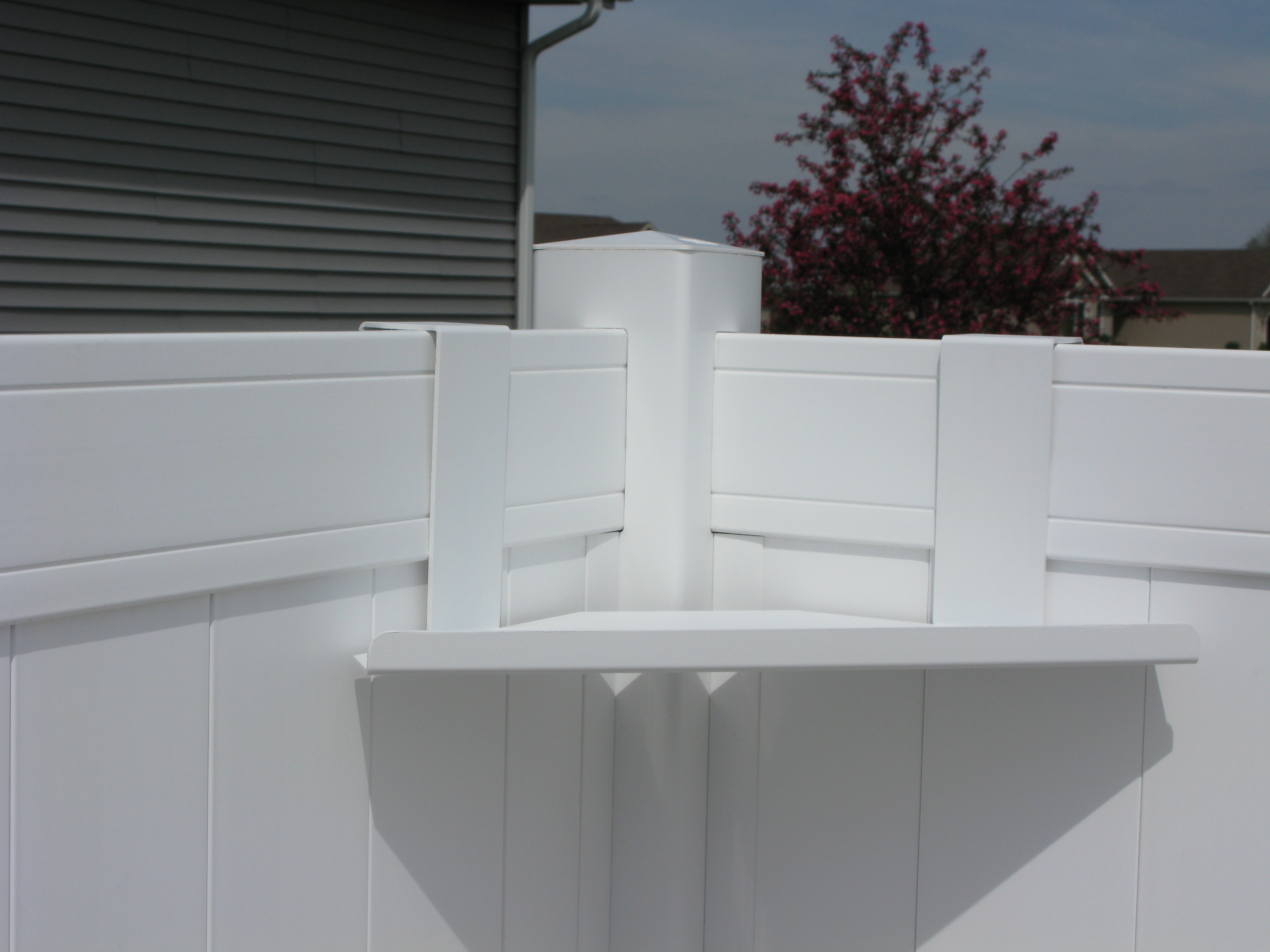 White Vinyl Fence Boards Outdoor Waco White Vinyl Fence inside dimensions 2592 X 1944