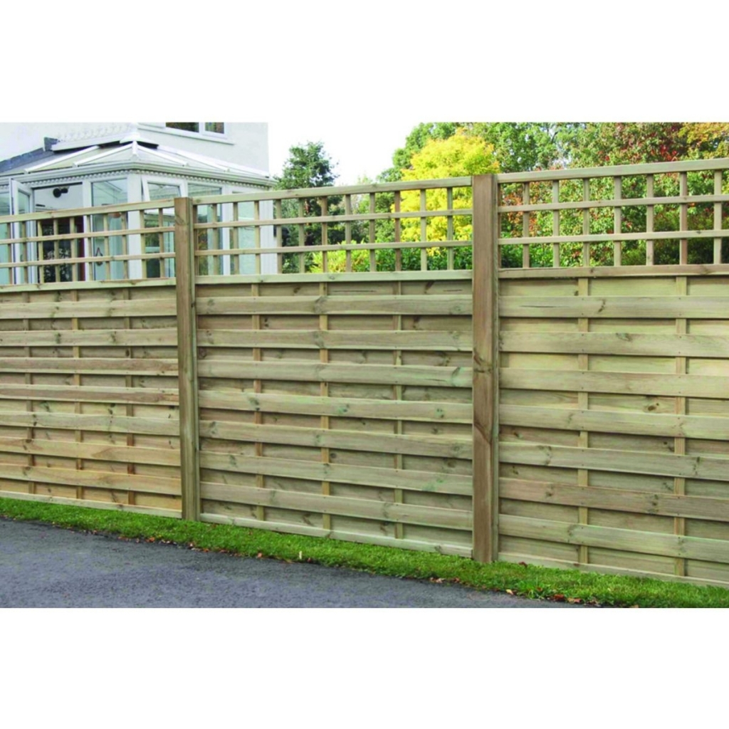 Wickes Hertford Fence Panel 6 X 6ft Fence Panel Fences And With intended for sizing 1024 X 1024